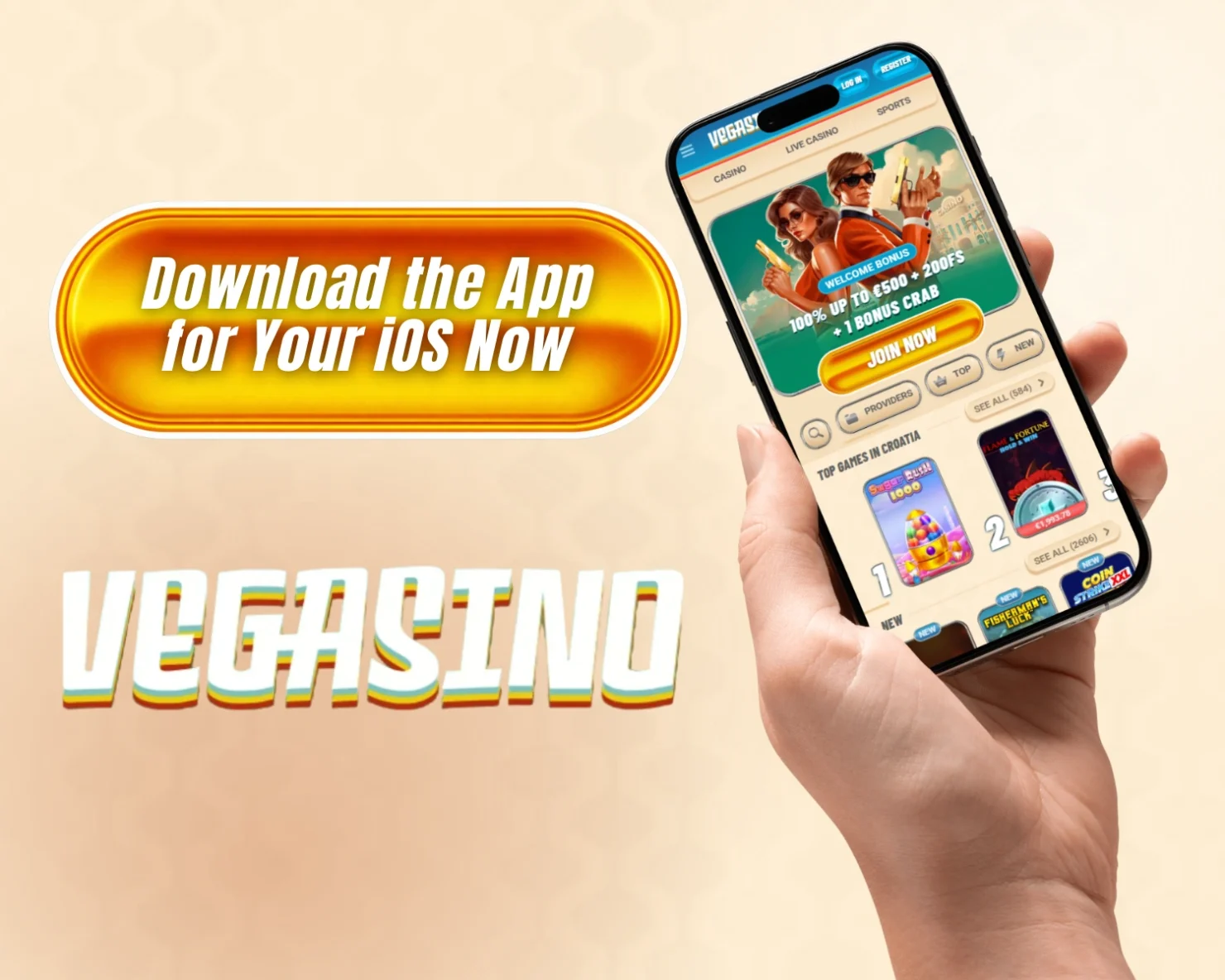 Vegasino Casino App Download