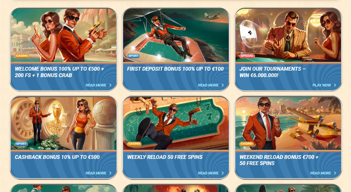 Vegasino Casino Willkommensbonus